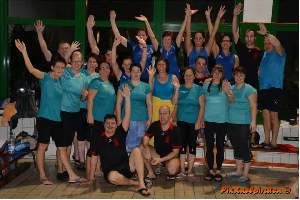 Drei Calbenser Mannschaften erfolgreich beim 1. Merseburger Drachenboot-Indoorcup