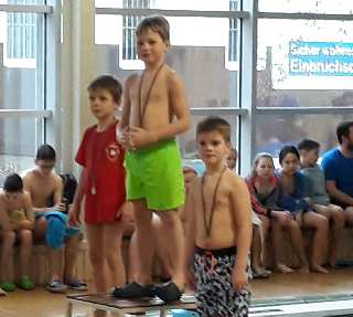 Schwimmwettkampf in Magdeburg